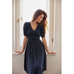 Tajemniczy ogród - atramentowy Cupro 2