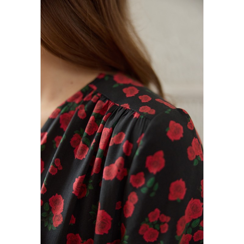 Temat rzeka - róże