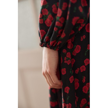 Temat rzeka - róże