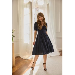 Tajemniczy ogród - atramentowy Cupro