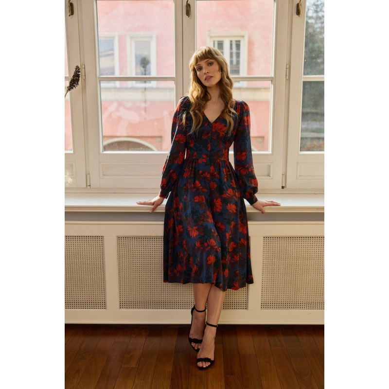 Zimowy tajemniczy ogród - magnolie