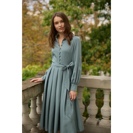 Oczko w głowie - szałwiowy Tencel