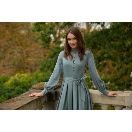 Oczko w głowie - szałwiowy Tencel