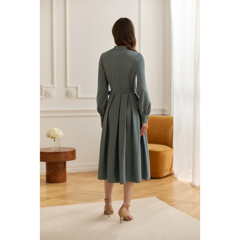 Oczko w głowie - szałwiowy Tencel