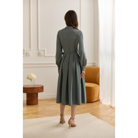 Oczko w głowie - szałwiowy Tencel