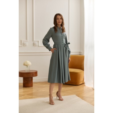 Oczko w głowie - szałwiowy Tencel