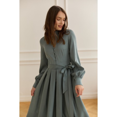 Oczko w głowie - szałwiowy Tencel