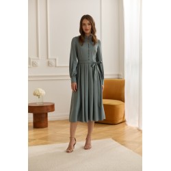 Oczko w głowie - szałwiowy Tencel